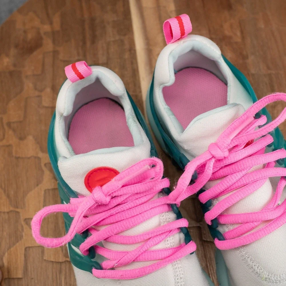 Nike Air Presto GS Kids Sneakers White Teal Pink 833875-103 Size 7Y